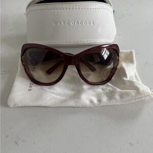 Marc Jacobs Dark Red Sunglasses
